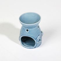 Oil Burner Sea Horse Porcelain