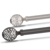 Teneriffe Curtain Rod Decorative Finials
