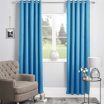 Bennett Textured Plain Eyelet Curtain 140x220cm