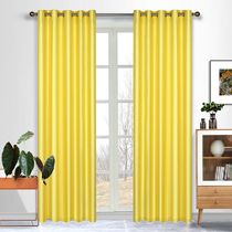 Taj Faux Silk Eyelet Curtain 138x220cm
