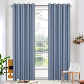 Crossroads Blockout Eyelet Curtain 220cm & 250cm Drop