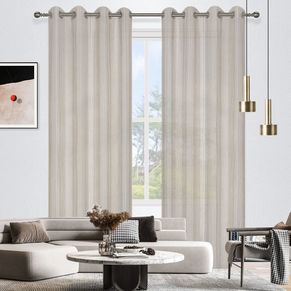 Brighton Sheer Eyelet Curtains 140x220cm