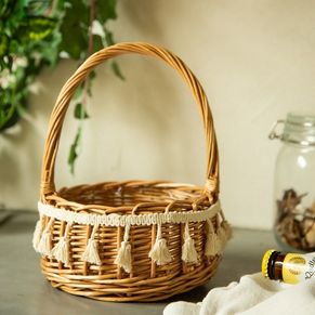 Woven Rattan Basket