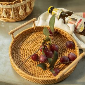 Rattan Tray Basket