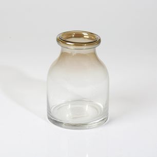 Deco Flower Vase Short Grey