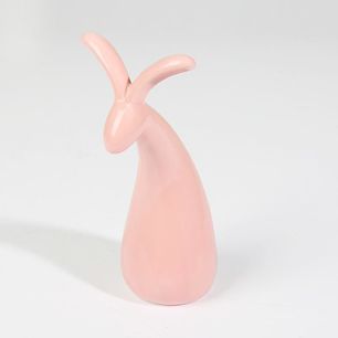 Bunny Shaped Decorative Porcelain LRG Pink