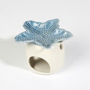 Oil Burner Starfish Porcelain