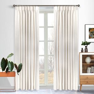 Bamboo Blockout Pinch Pleat Curtains