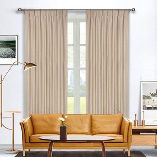 Leicester Room Darkening Pinch Pleat Curtains