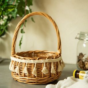 Woven Rattan Basket