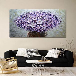 Flower Cluster Wall Painting