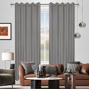 Luton Room Darkening Eyelet Curtain 220cm & 250cm Drop