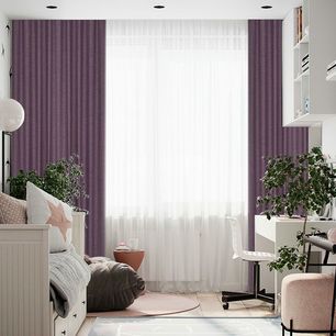 Leicester Room Darkening Eyelet Curtain 165x220cm