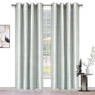 Charmeuse Uncoated Eyelet Curtain 138x220cm