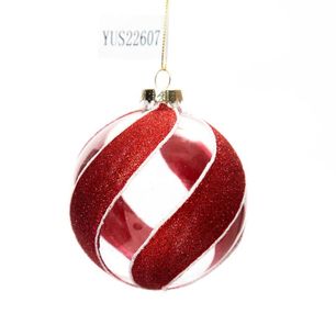 Candy Cane Christmas Bauble