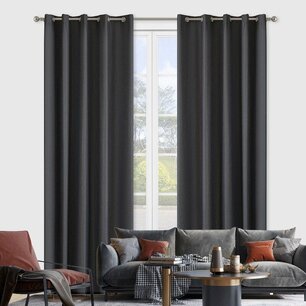 Ithaca Blockout Eyelet Curtain 165x220cm