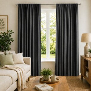 Ithaca Blockout Pinch Pleat Curtains