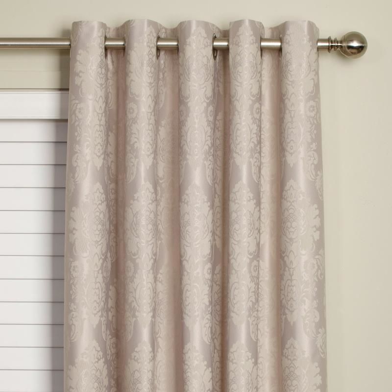 Buy Damask Blockout Eyelet Curtain 140cm Width Online Curtain Wonderland