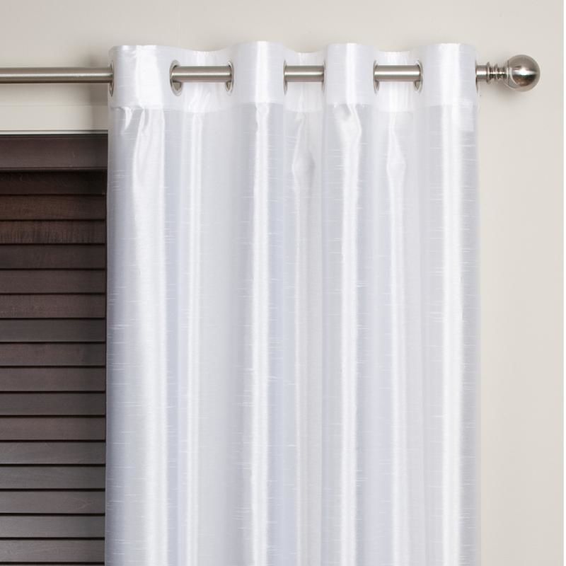 Buy Surat Blockout Faux Silk Eyelet Curtain 140x220cm Online Curtain