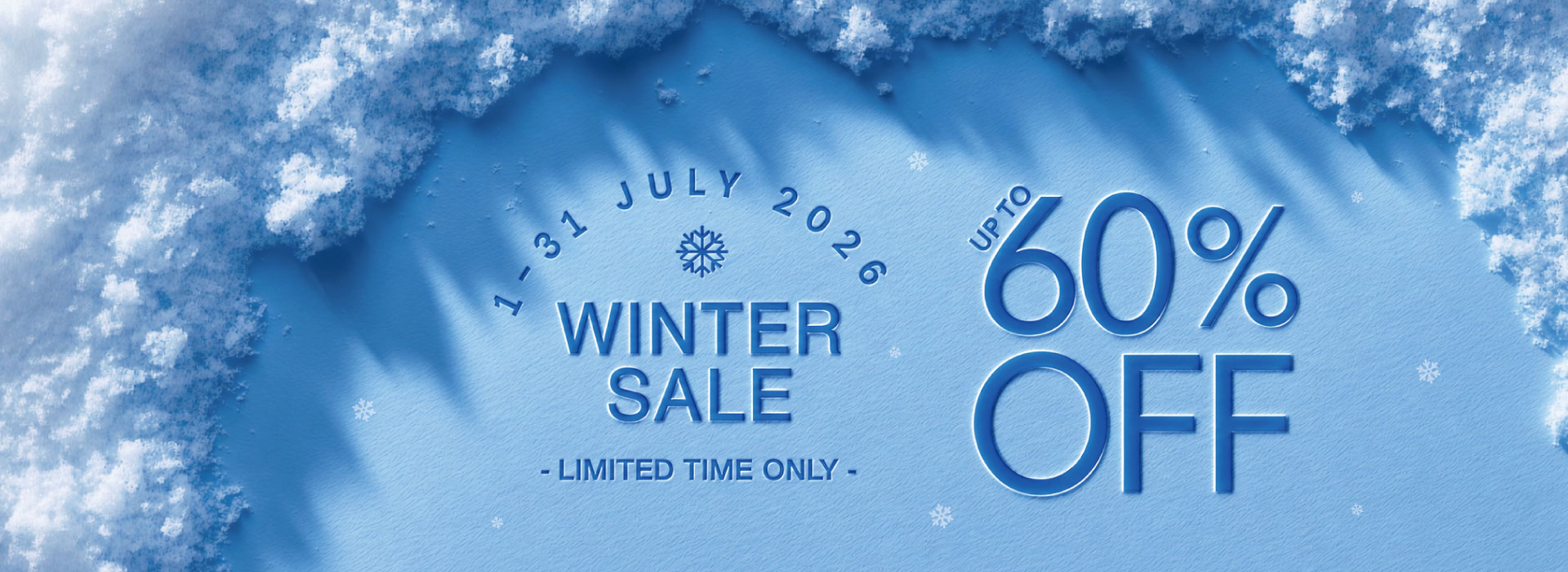 Winter Sale - Up to 60% off